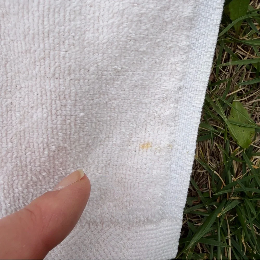 VTG BIBB Celestial Sun Moon Stars Bath Towel Embroidered Gold Whimsigoth USA HTF